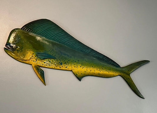 48" CARVED MAHI MAHI