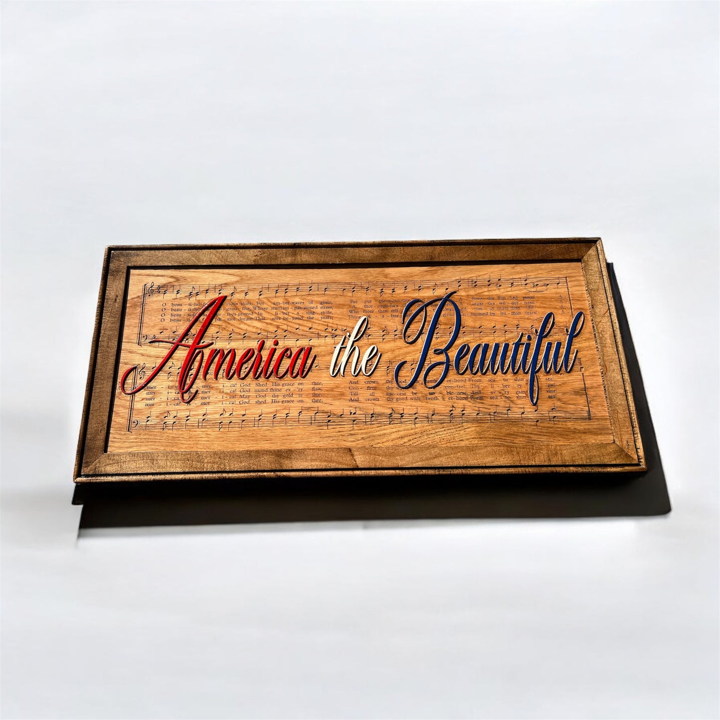 AMERICA THE BEAUTIFUL CARVING