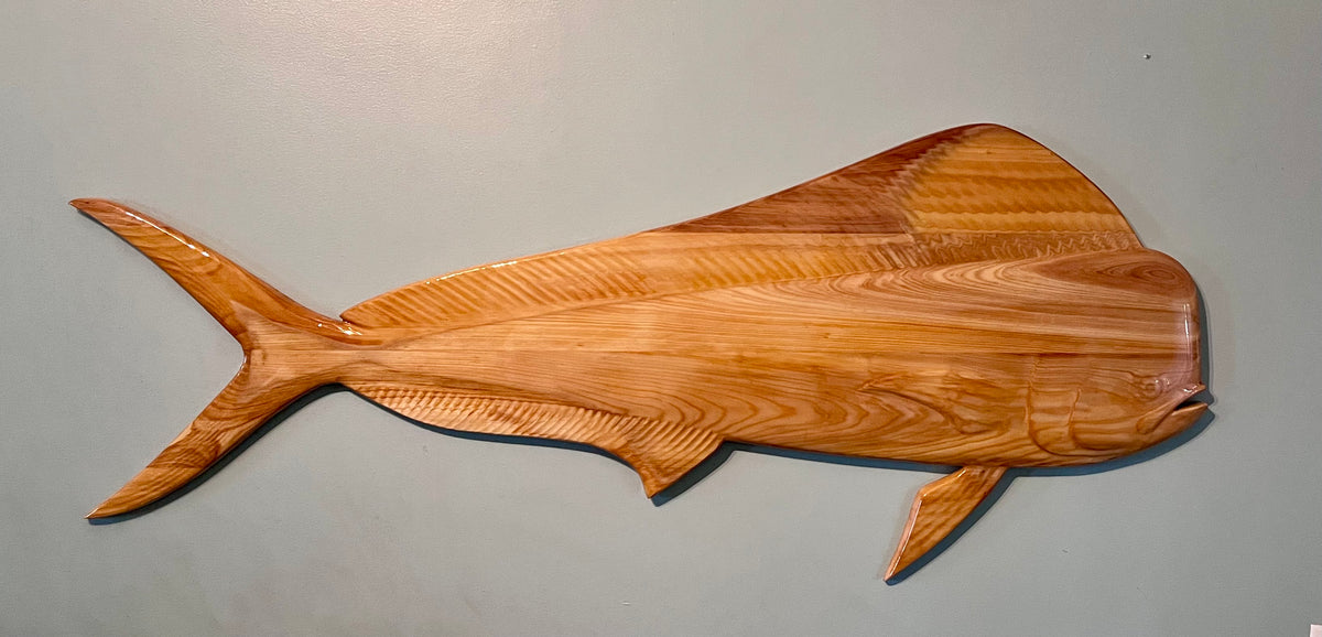 Cypress Mahi — Coastal Wall Sculpture