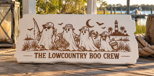The Lowcountry Boo Crew Halloween Sign